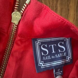 Sail to Sable Red Dress